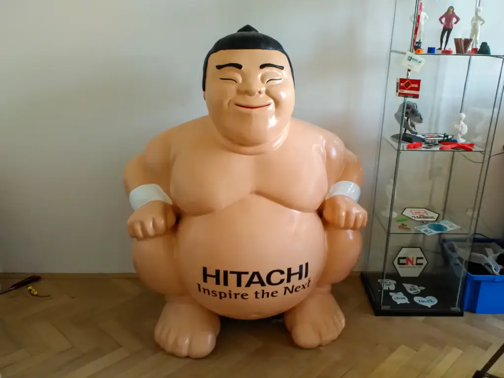 Velkoformátový 3D tisk postavy – zakázkový tisk